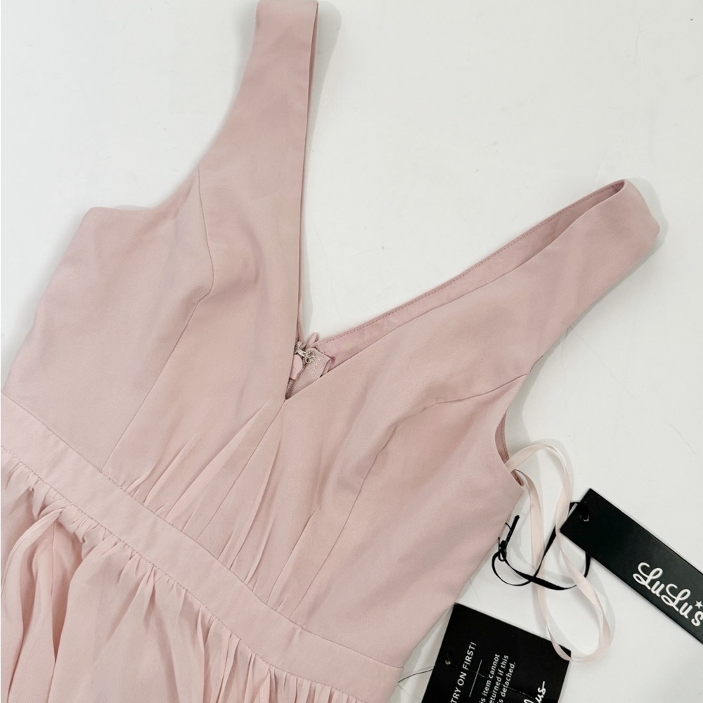 Lulus Sleeveless Ruffled Maxi Dress Size XS - Picture 4 of 10